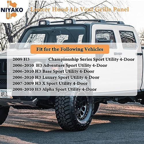 Rejilla de ventilación de la capucha de la lama de Niyako - Imagen 3