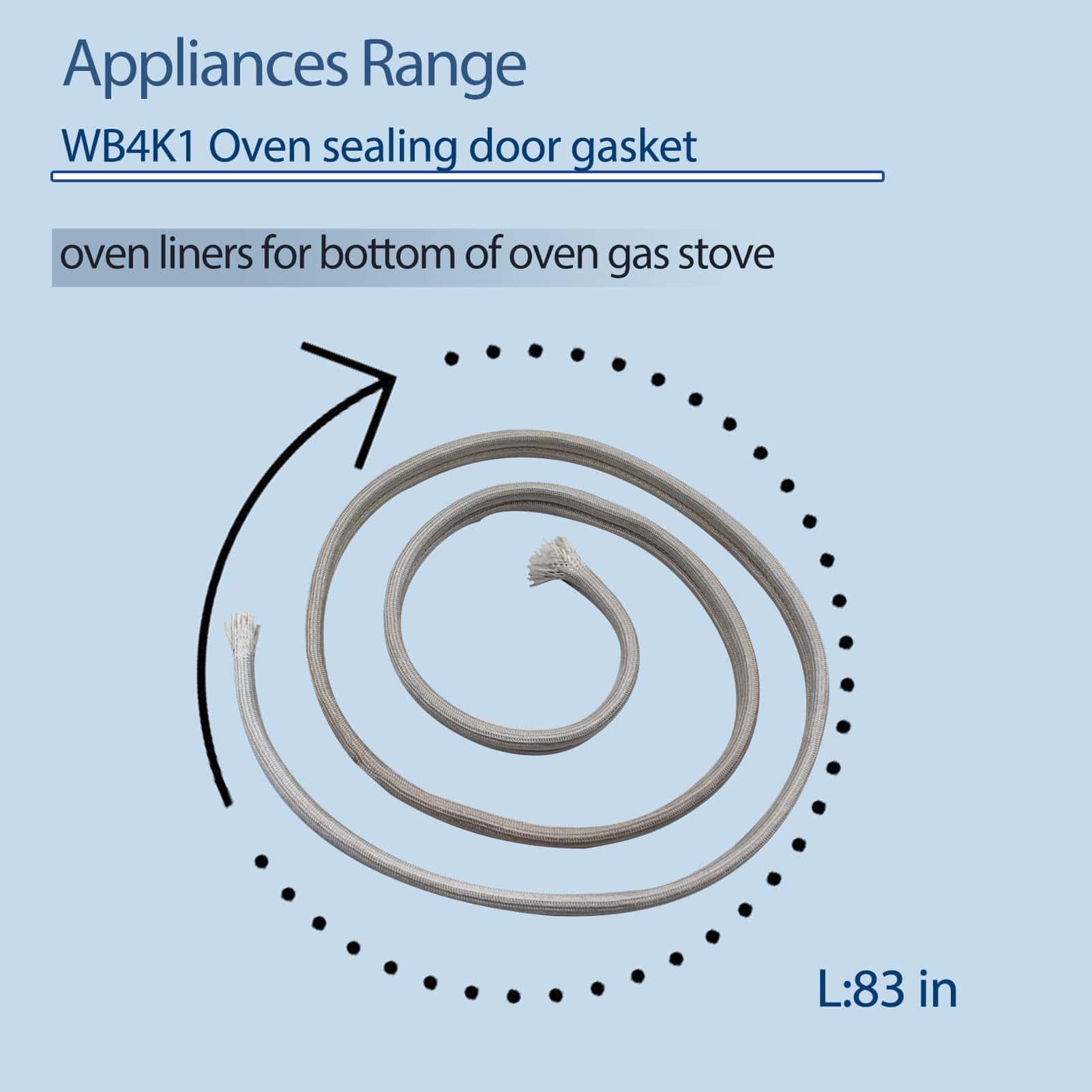 Junta de puerta del horno 2023 Upgrade Wb4K1, piezas de - Imagen 4