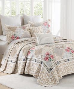 SahSahCasa Colcha Edredón California King Extra Grande de