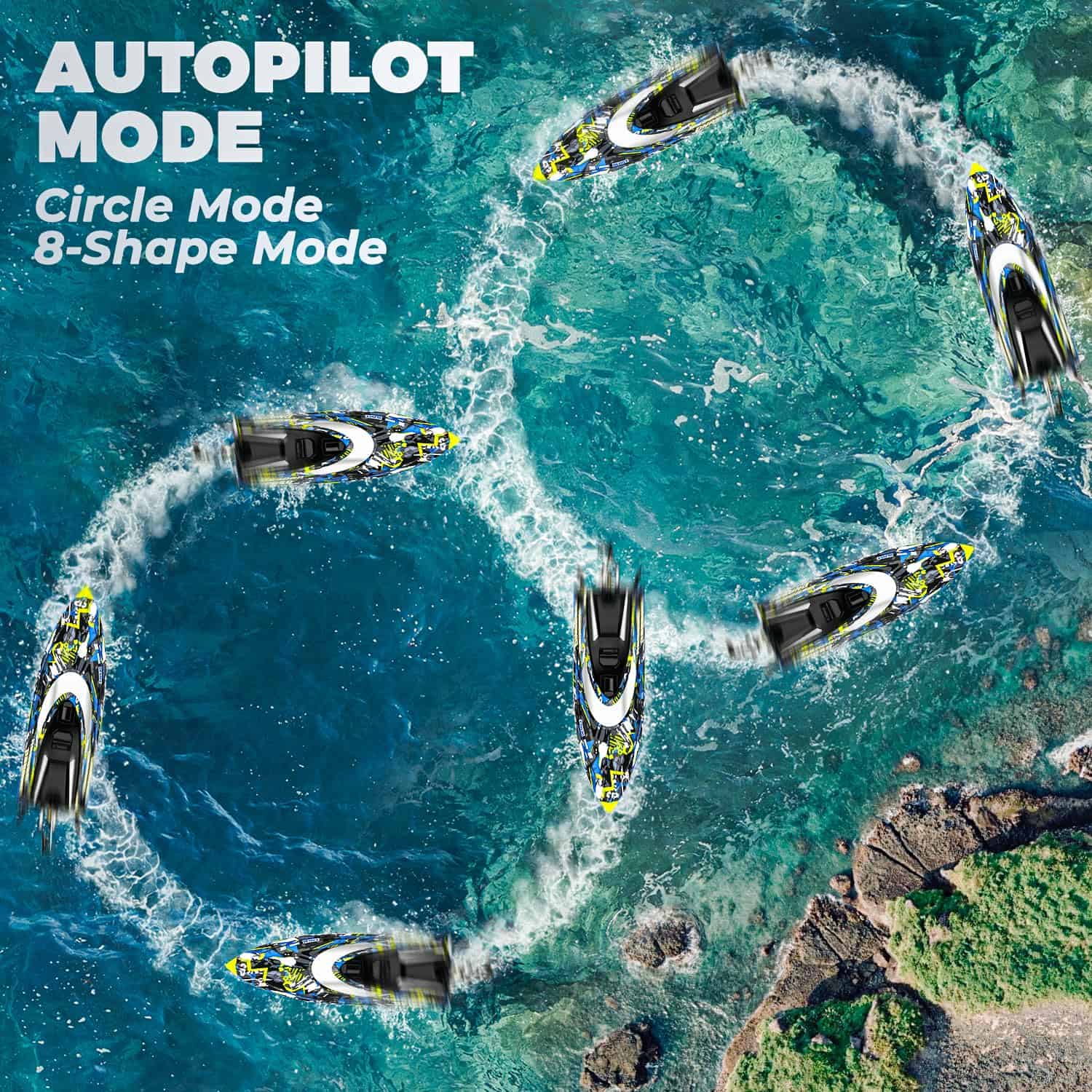 Barcos de Control Remoto BEZGAR TX123 - Barco RC de Alta - Imagen 8