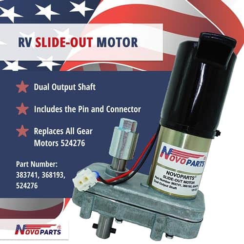 Motor para Slide Out de RV NOVOPARTS 383741 368193 524276, - Imagen 3