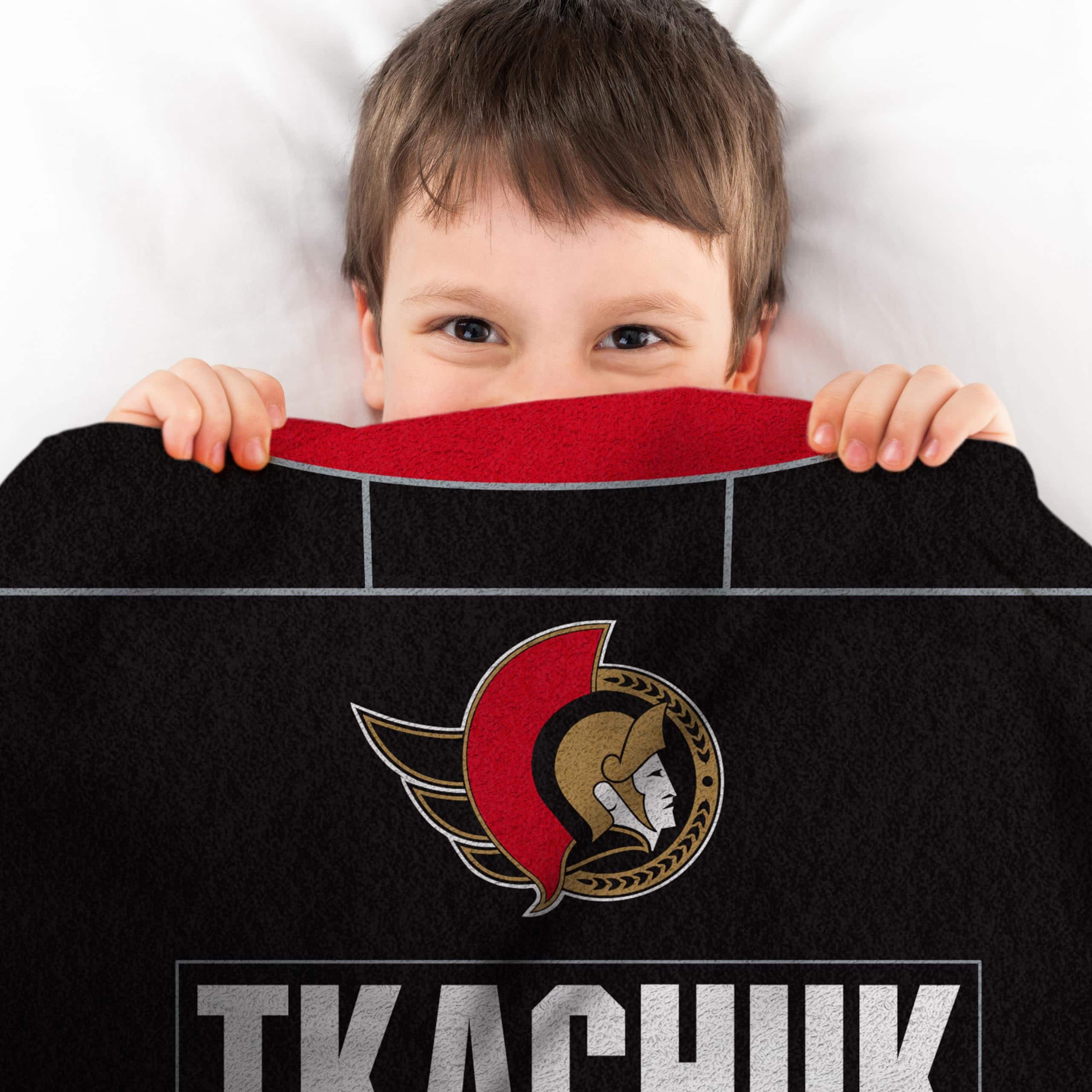 Manta de felpa Raschel Ottawa Senators Brady Tkachuk de - Imagen 6