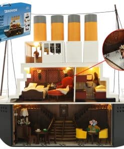 Rovox Kit de Casas de Muñecas Miniatura para Armar tú Mismo