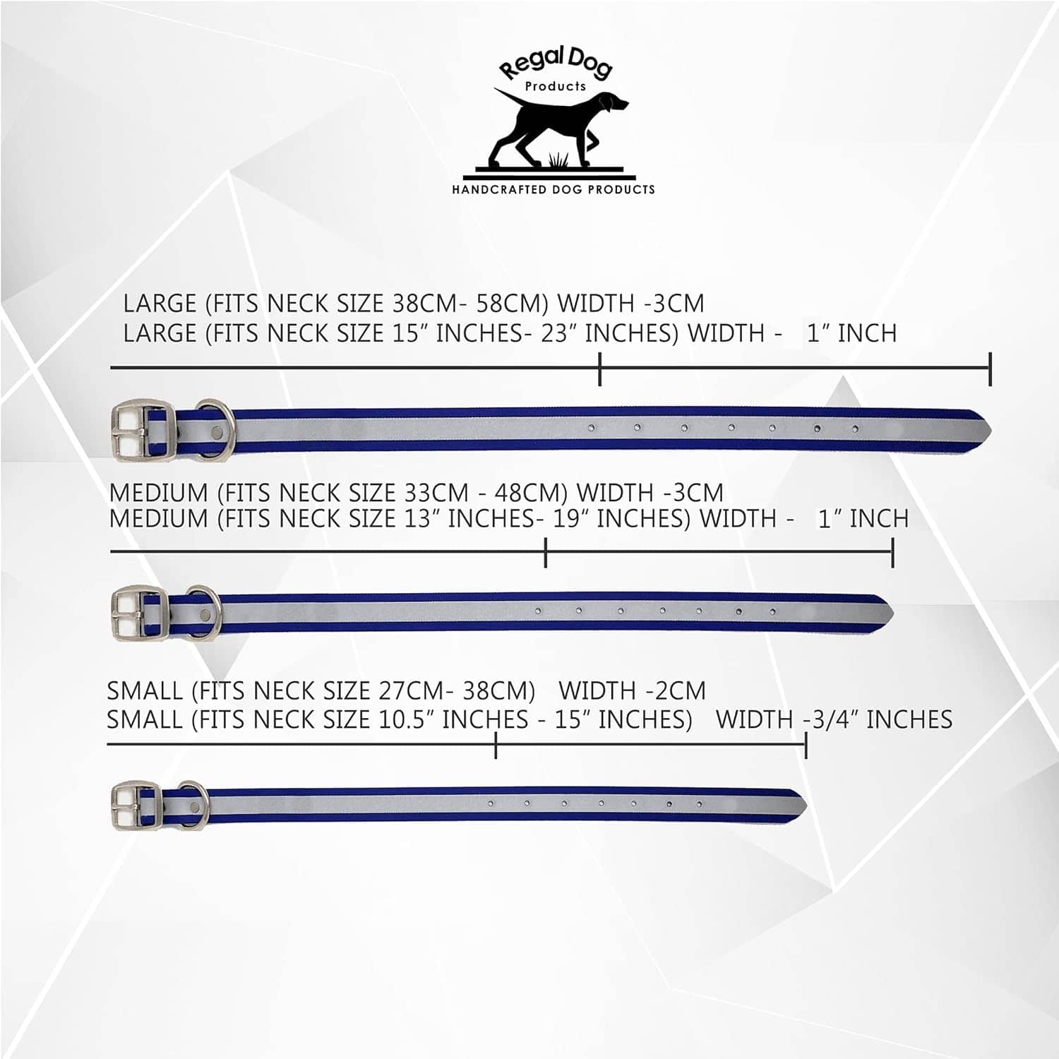 Collar para Perros Reflectante Resistente Regal Dog - Imagen 3