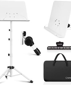 CAHAYA 5 en 1 Soporte de Partituras Dual-use Aumentado y