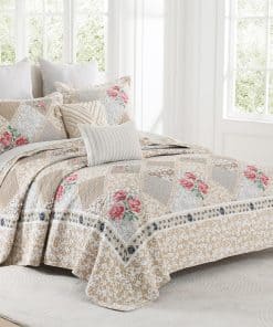 Colcha extra grande 128"x120" - Colcha de algodón extra