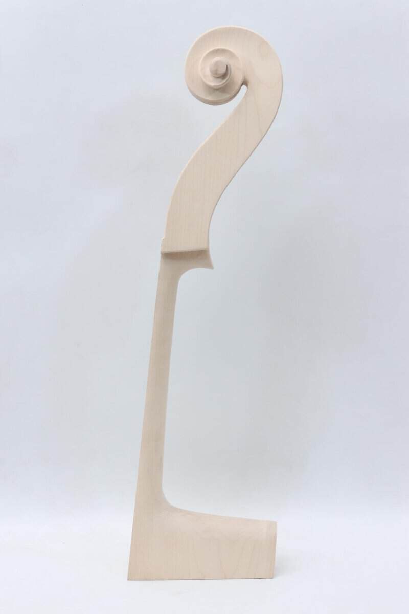 Diapasón de Contrabajo 3/4 WUQIMUSC de Madera de Palisandro - Imagen 9