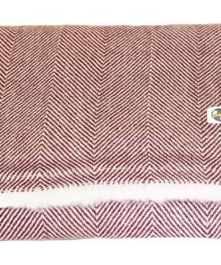 Colección de Mantas de Lana en Espiga de la Zona de