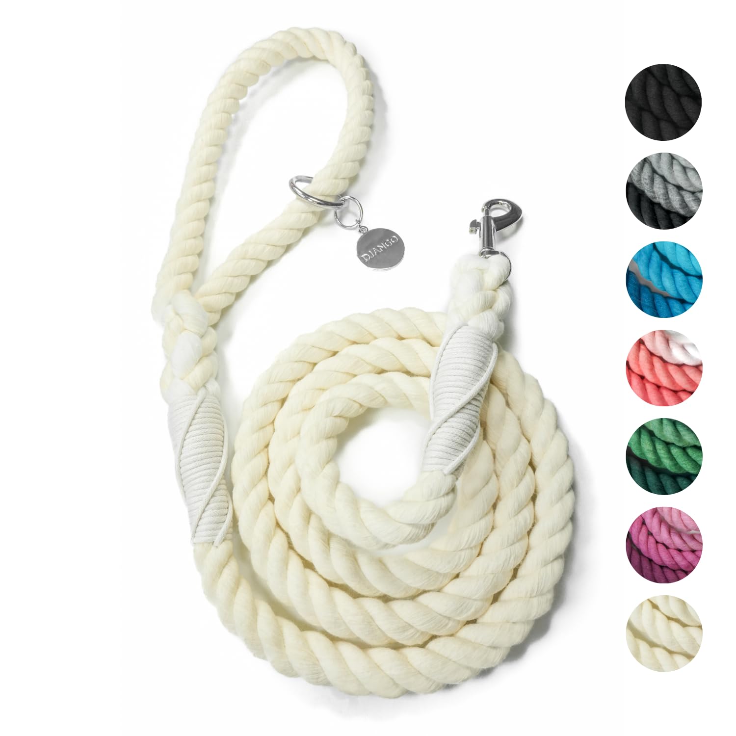 Correa de algodón para perros DJANGO | Correa de cuerda de