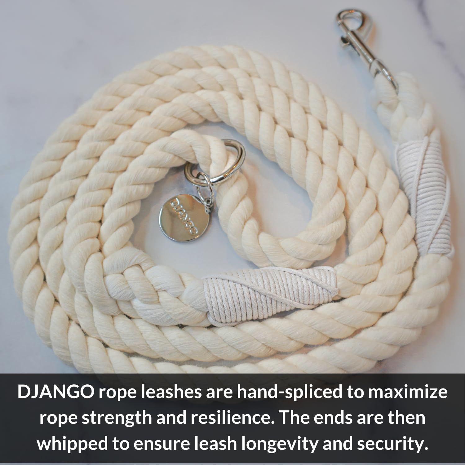 Correa de algodón para perros DJANGO | Correa de cuerda de - Imagen 5