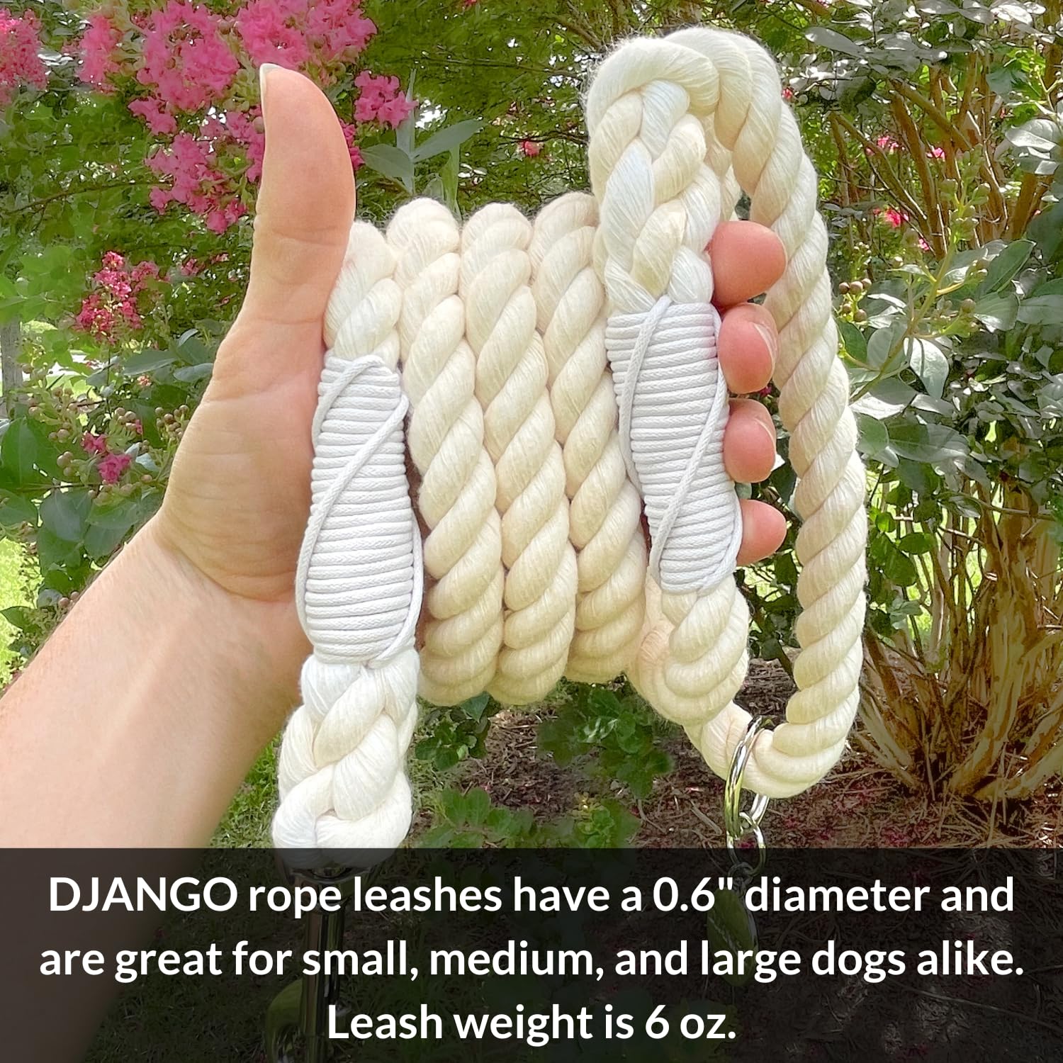 Correa de algodón para perros DJANGO | Correa de cuerda de - Imagen 4