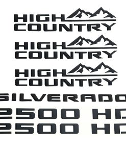 Conjunto de 6 Emblemas Traseros y Trasero Alto País