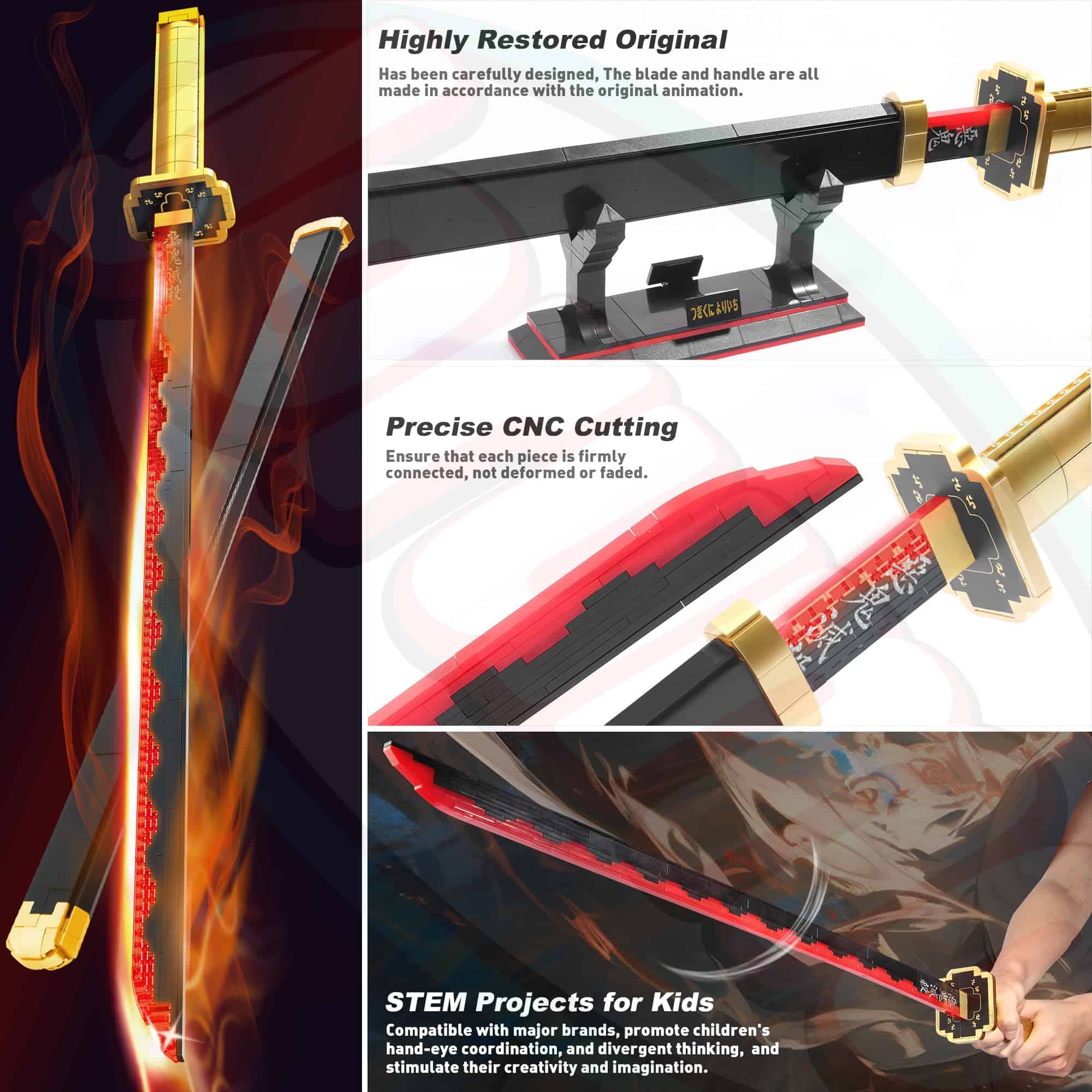Sets de Construcción de Espadas de Demon Slayer para Niños - Imagen 4