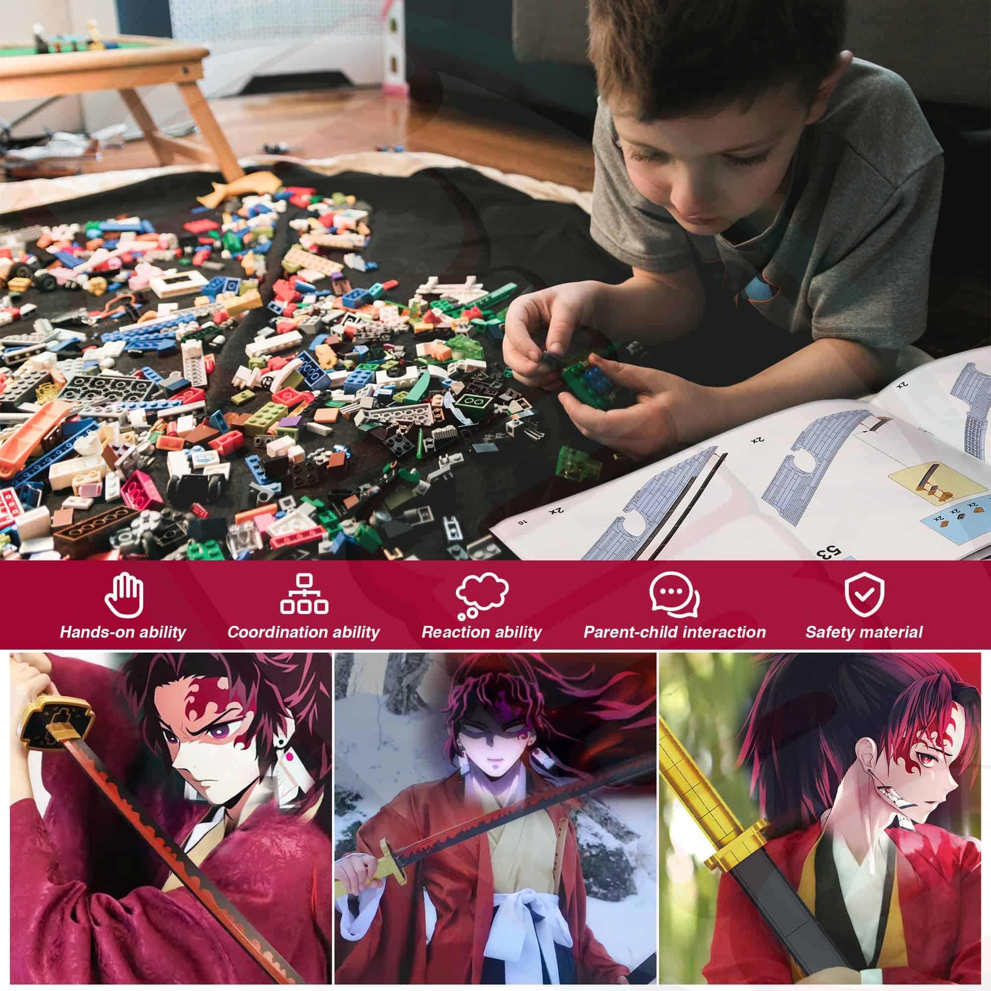 Sets de Construcción de Espadas de Demon Slayer para Niños - Imagen 6