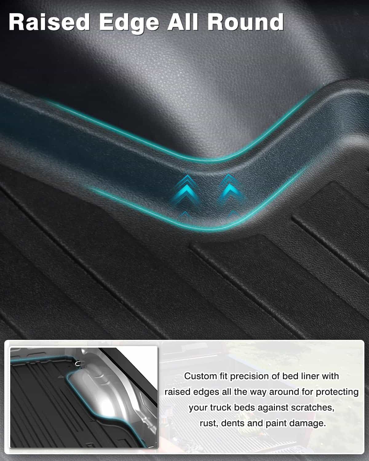 Mixsuper Liner Pickup Truck Bed Mat Compatible con - Imagen 7