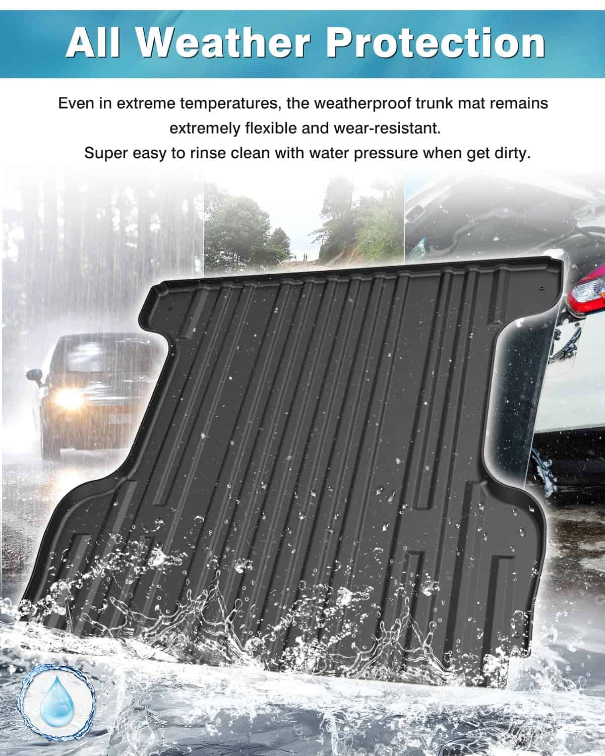 Mixsuper Liner Pickup Truck Bed Mat Compatible con - Imagen 6