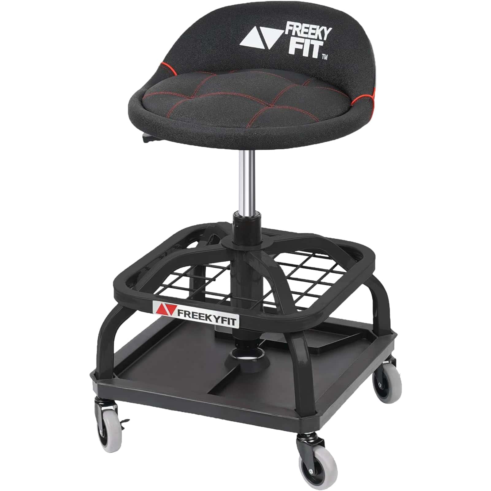 Taburete de Rodillos FreekyFit para Garaje con Ruedas,