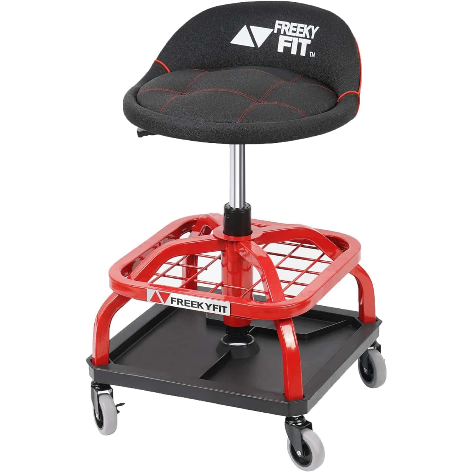 Taburete de trabajo rodante FreekyFit para garaje con