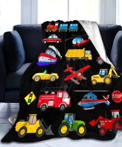 Manta de Camión de Construcción MIBDDK para Niños y Niñas -