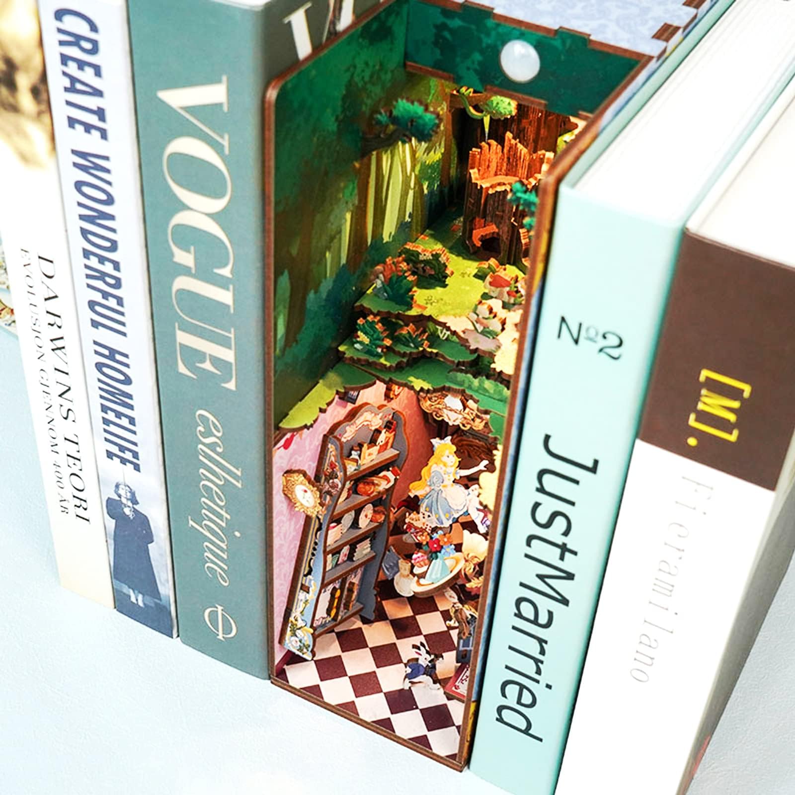 ROCOXIA Kit de Libro de Bricolaje, Puzzle de Madera 3D con - Imagen 4