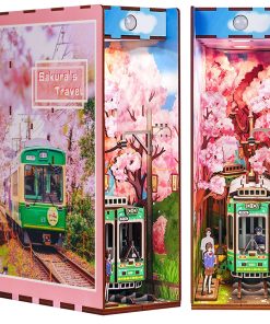 Kit ROCOXIA DIY Book Nook, Rompecabezas de Madera 3D con