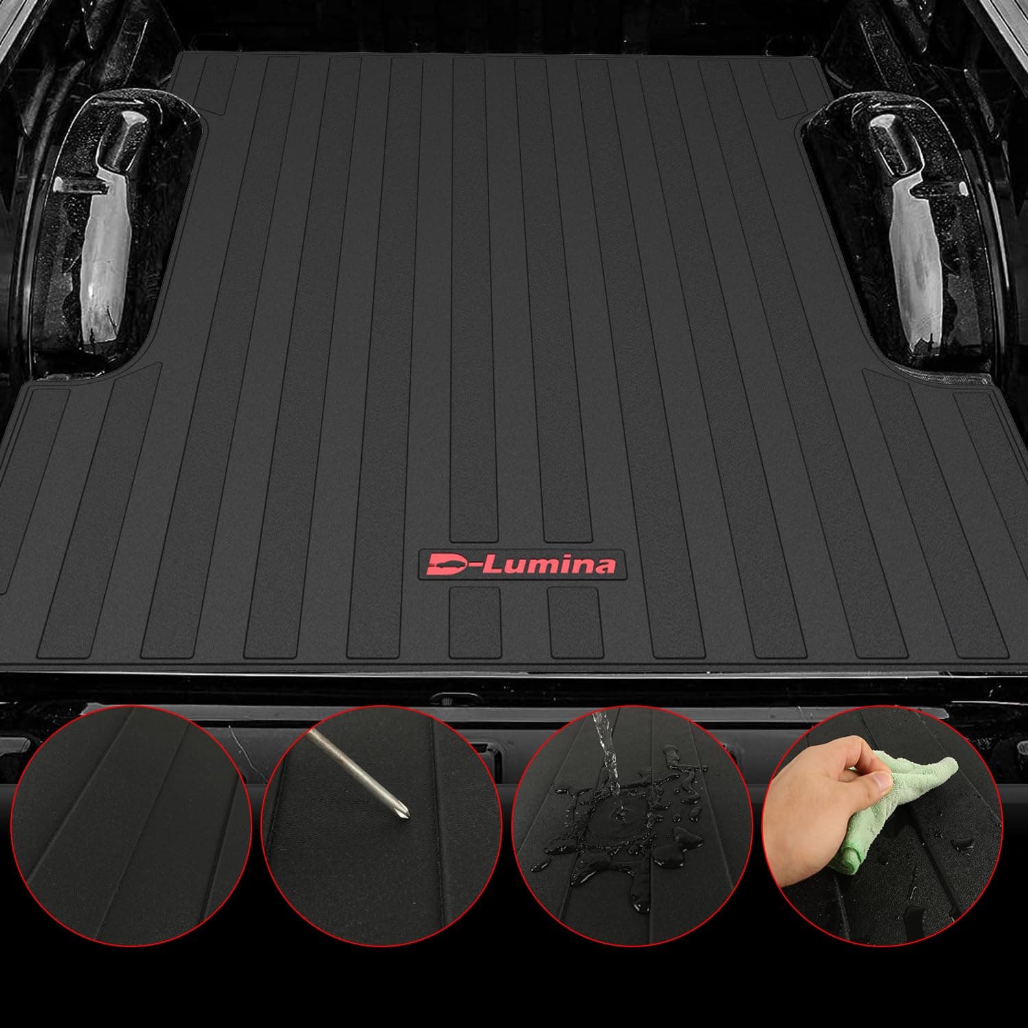 D-Lumina Bed Mat Compatible con 2015-2024 Ford F-150 F150 - Imagen 6