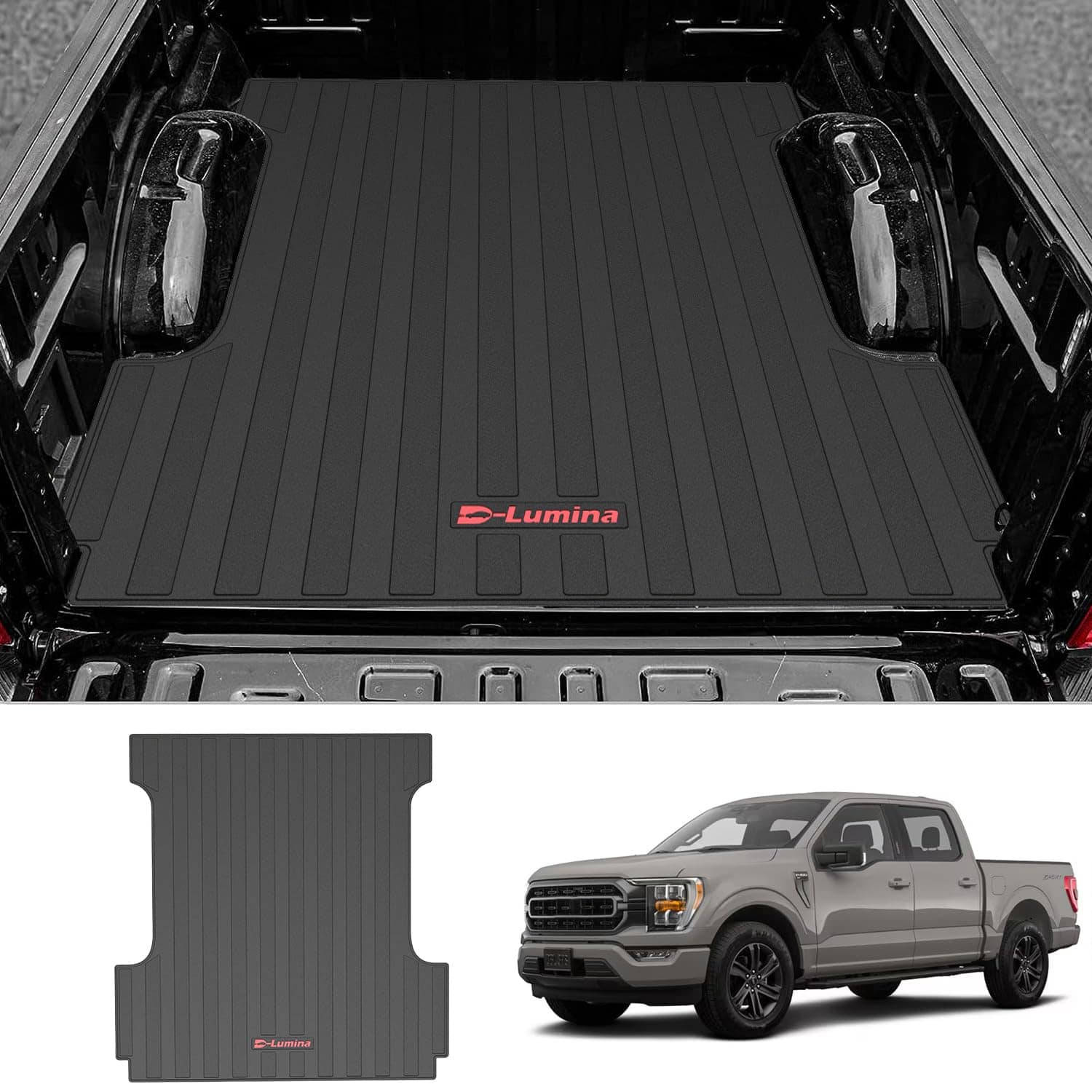 D-Lumina Bed Mat Compatible con 2015-2024 Ford F-150 F150 - Imagen 10