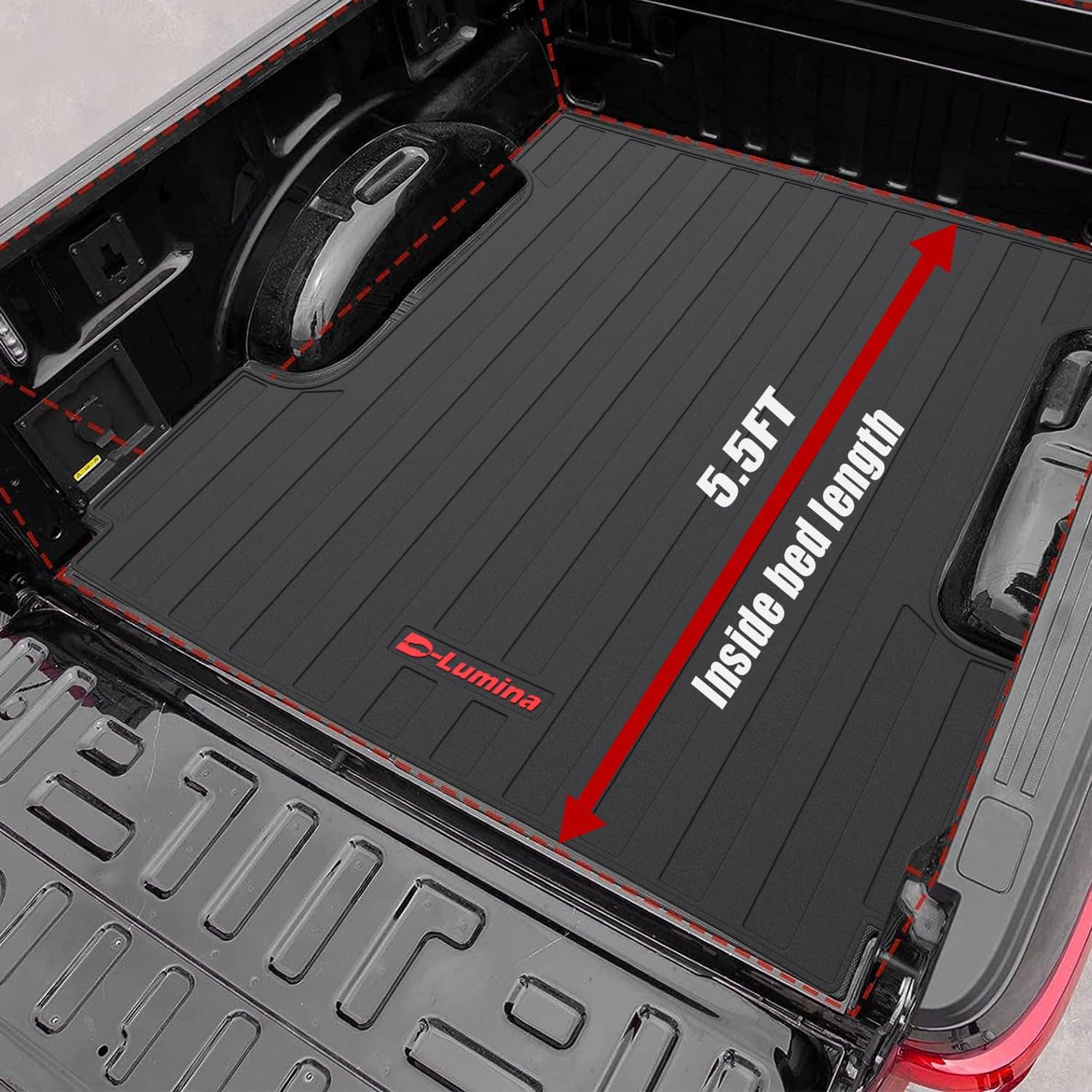 D-Lumina Bed Mat Compatible con 2015-2024 Ford F-150 F150 - Imagen 3