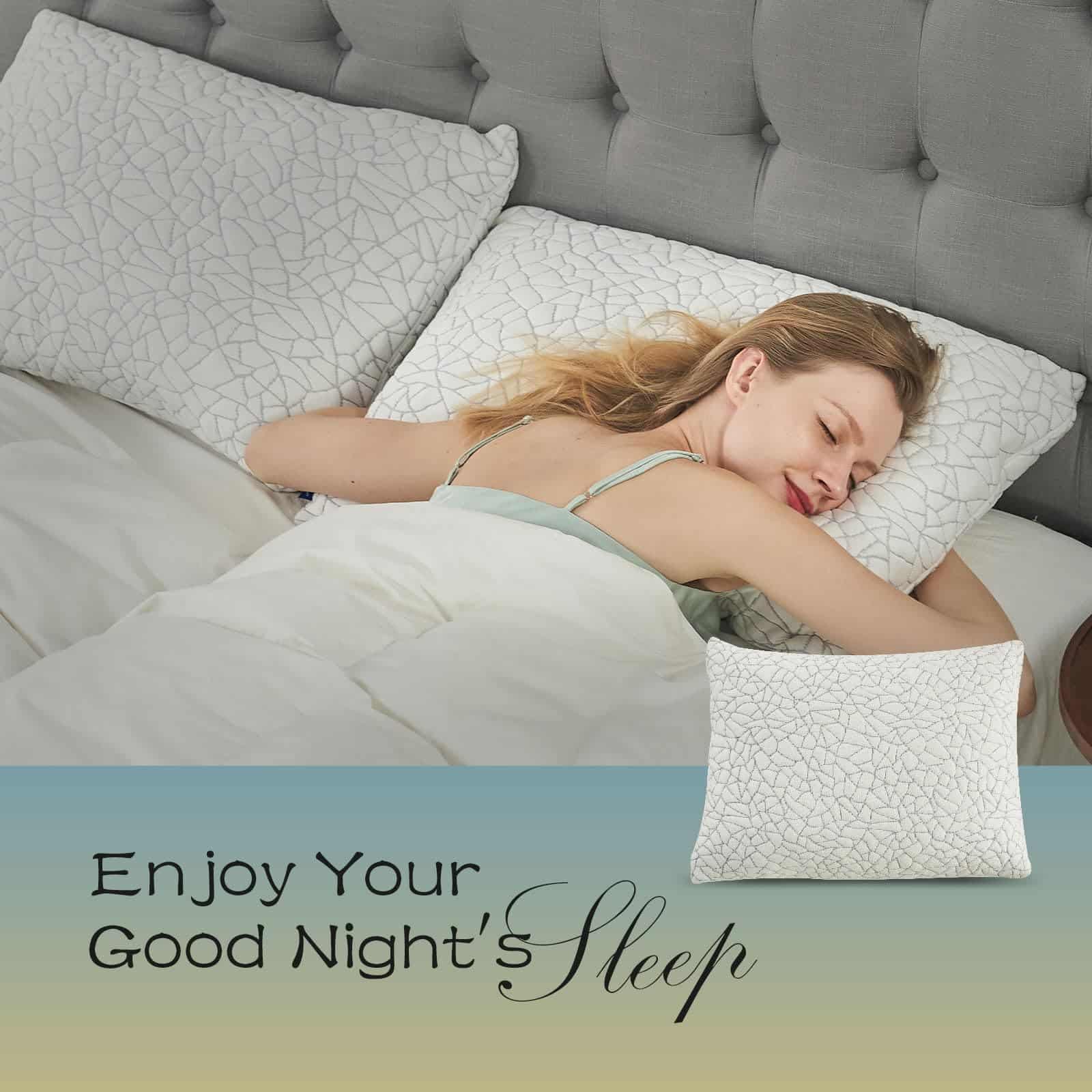 Almohada de Espuma Viscoelástica KUSNUG para Dormir, - Imagen 8