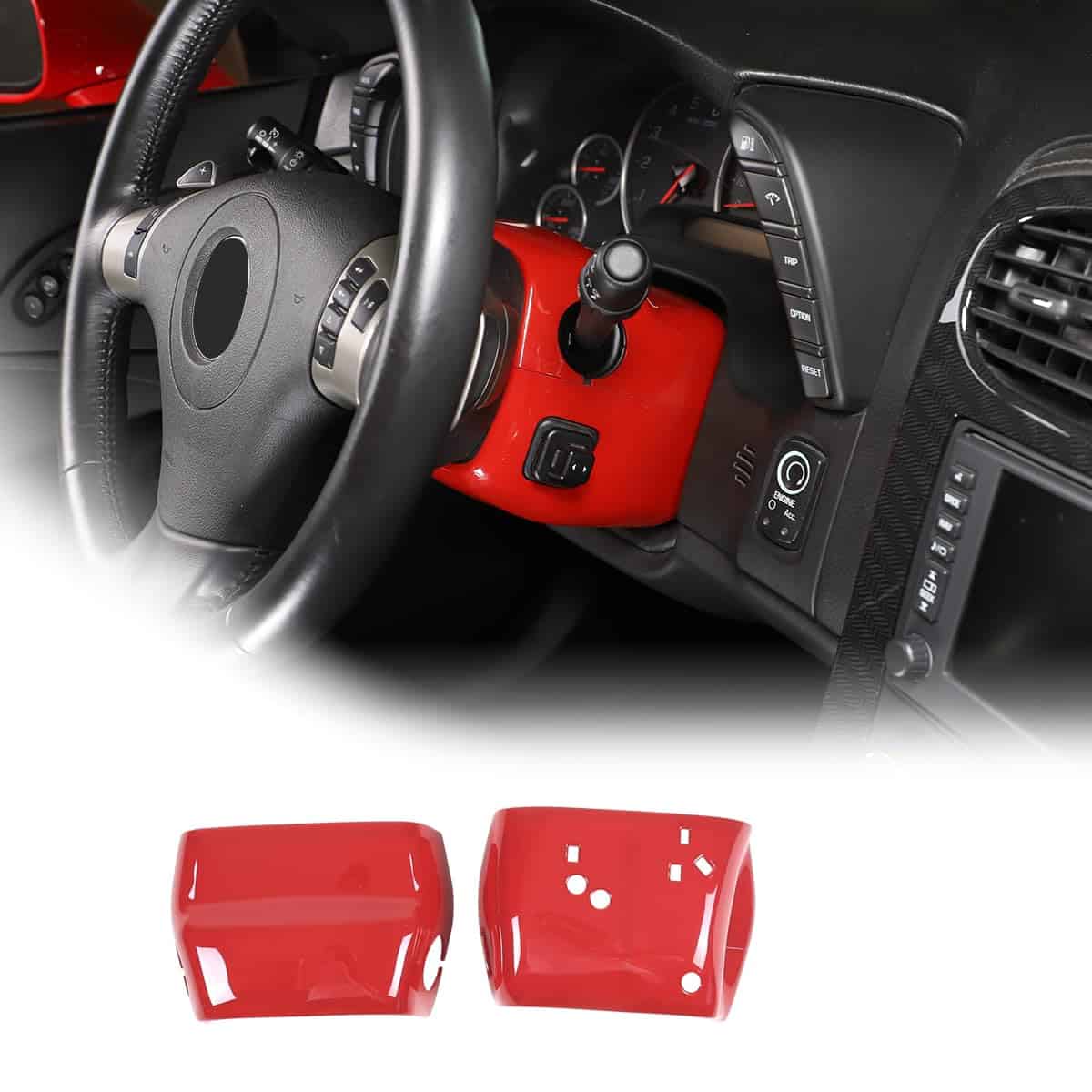 Base superior del volante del coche para Chevrolet Corvette