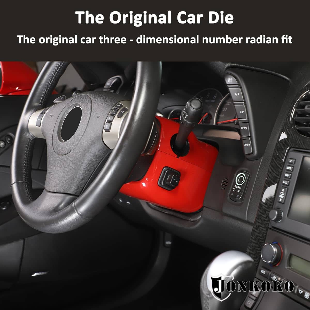 Base superior del volante del coche para Chevrolet Corvette - Imagen 4