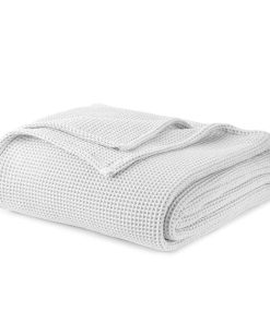 Manta de algodón orgánico 100% - Manta de algodón blanco