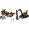 Set de Cargador de Ruedas Volvo L25 y Excavadora ECR88D de