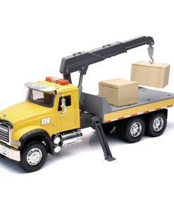 Camión Mack Granite con Grúa y Contenedor a Escala 1:18 de