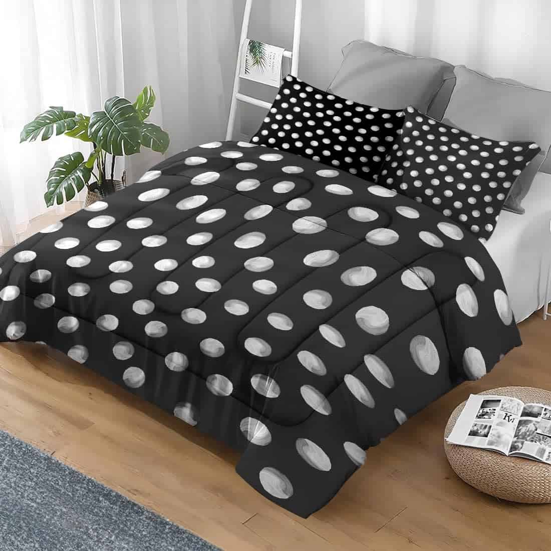 Juego de Edredón Tamaño King Pinbeam, Puntos Polka Vintage - Imagen 3