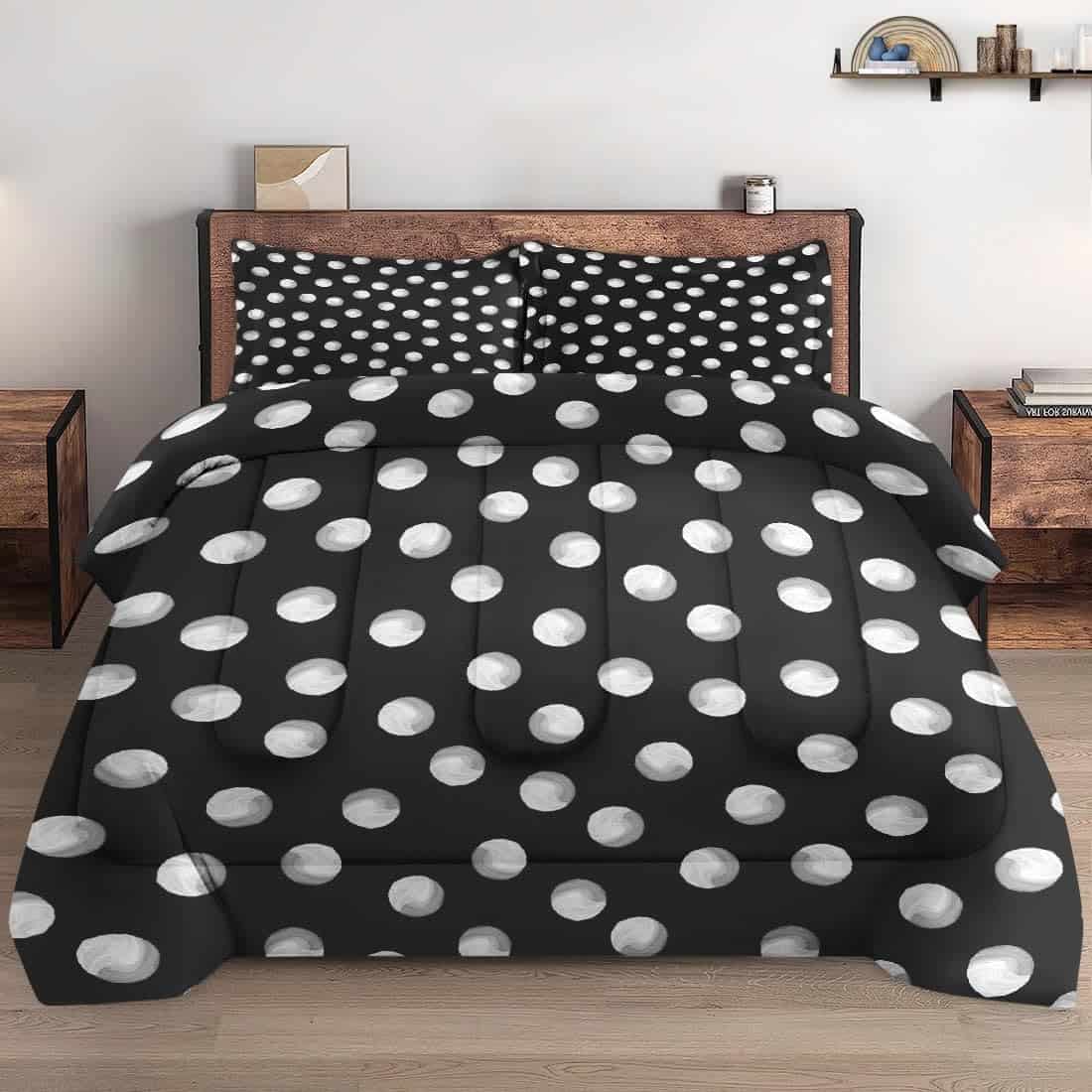Juego de Edredón Tamaño King Pinbeam, Puntos Polka Vintage - Imagen 4