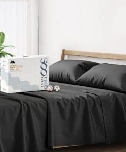 Juego de sábanas divididas Mayfair Linen 100% algodón para