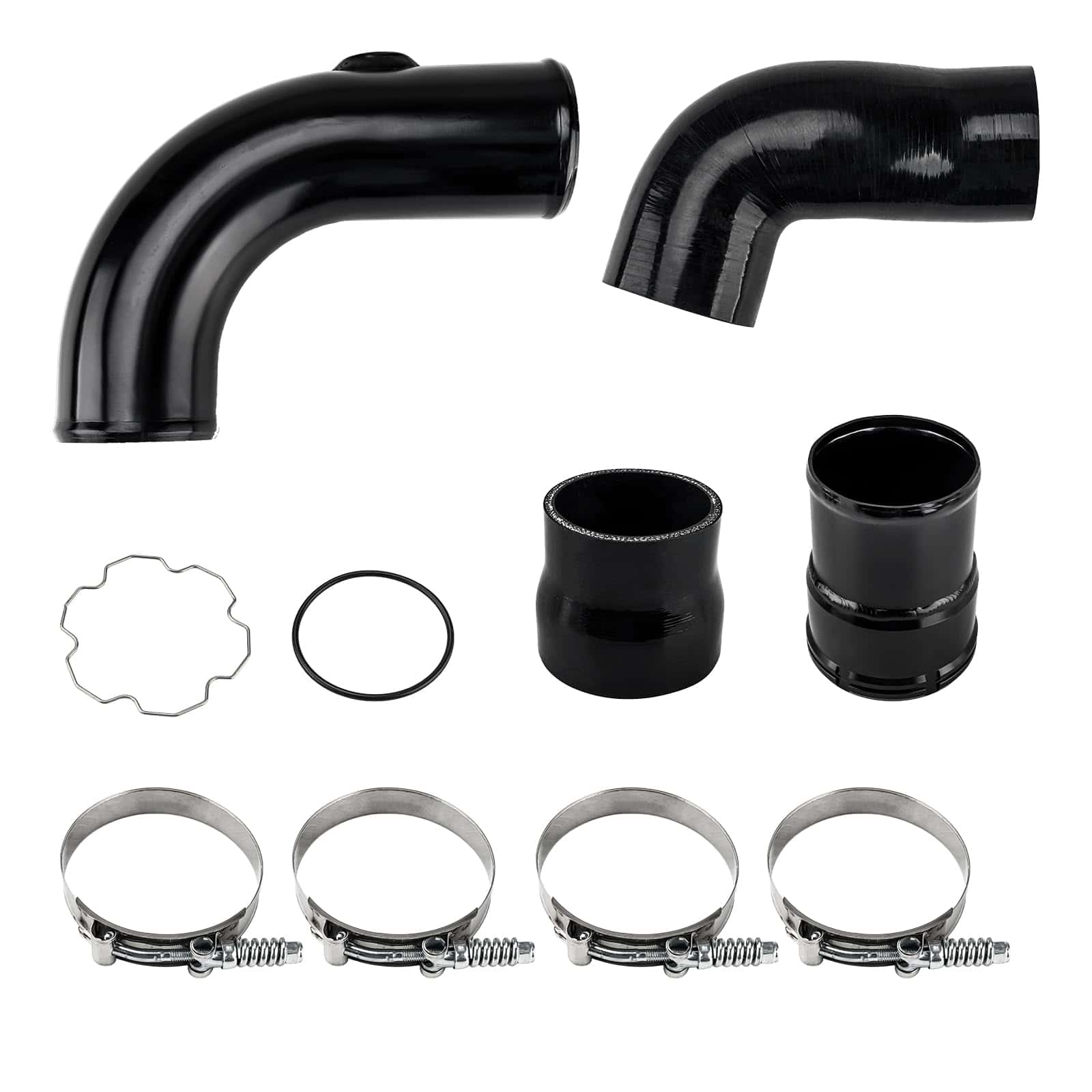 Kit de Intercooler de 3.5", Tubos de Intercooler Turbo