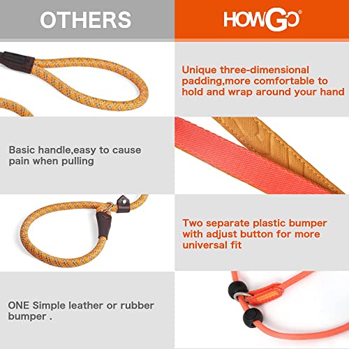HOWGO Correa de Perro con Collar Integrado, Correa de - Imagen 6