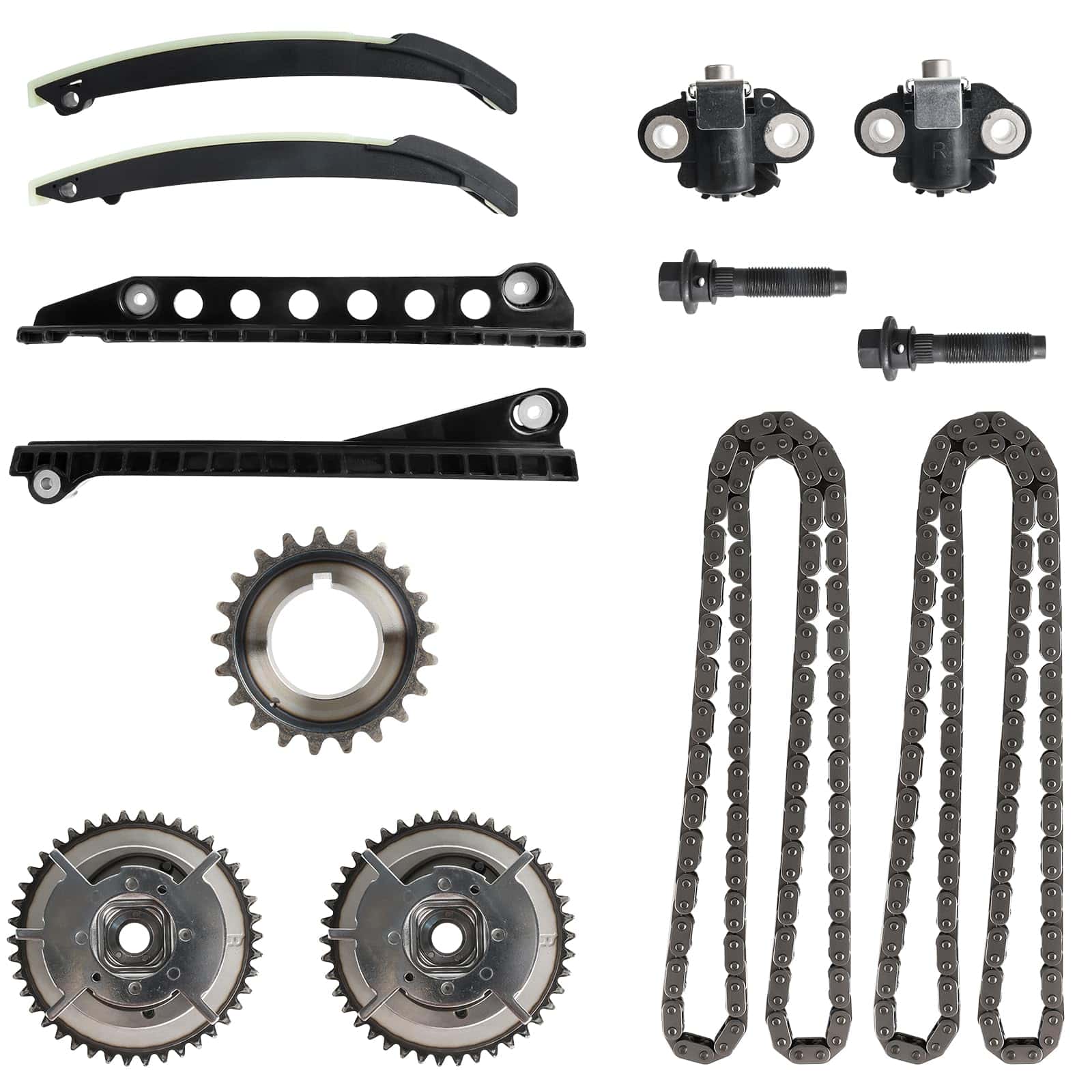 Kit de Cadena de Tiempo PUENGSI F6TZ6268AA, Juego de Cadena