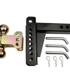 Enganche de Remolque Ajustable con Bola Dual de 2" &