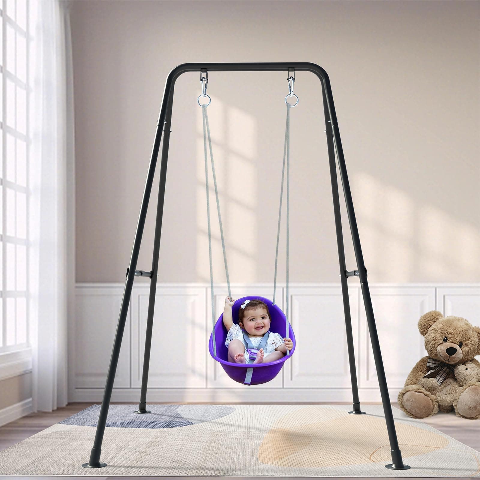Soporte de Columpio Infantil Plegable, Estructura de - Imagen 3