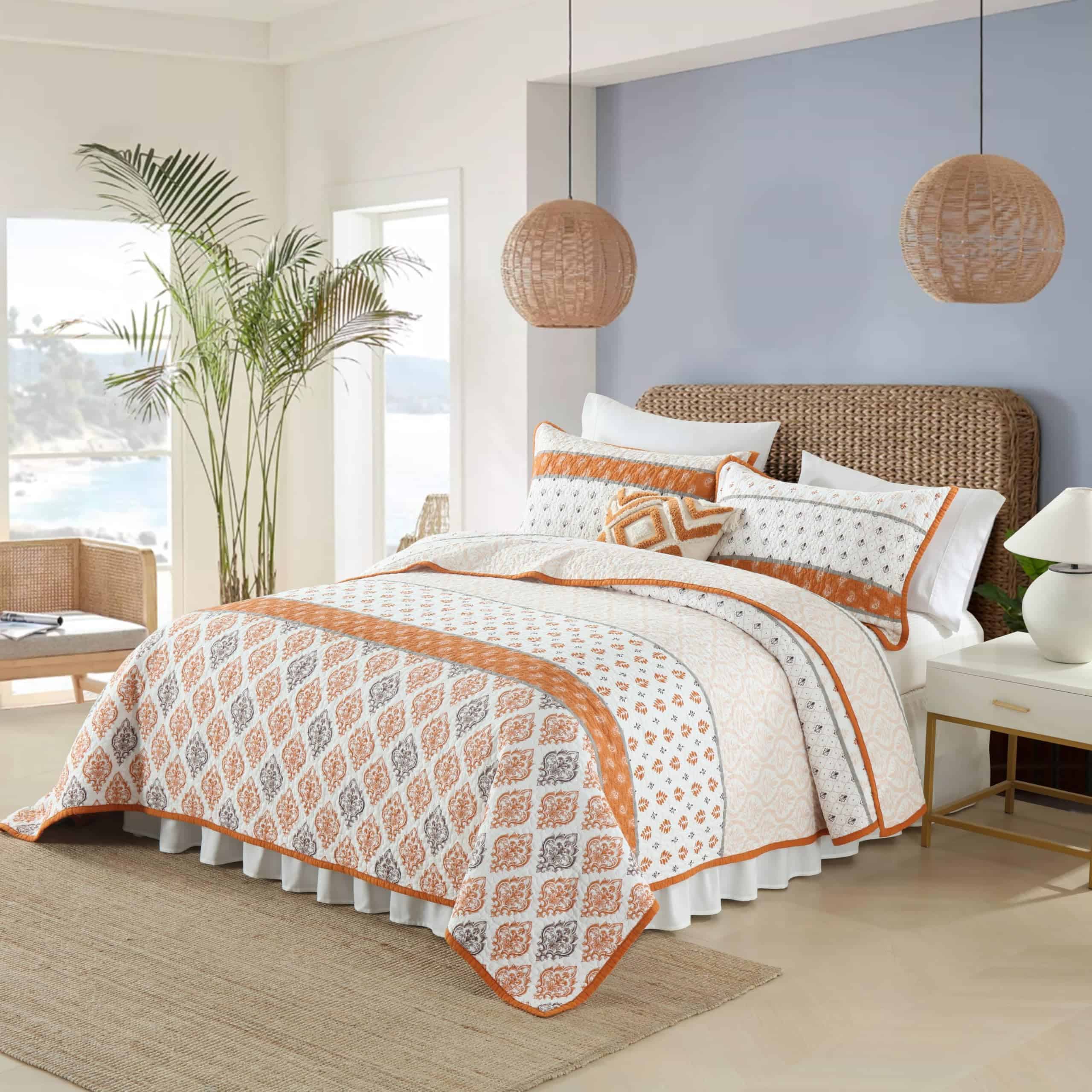 Juego de Edredón Tamaño Queen, Edredón MARMALADE de algodón