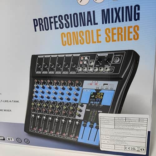 Consola Mezcladora Profesional BOMGE de 8 Canales con - Imagen 11