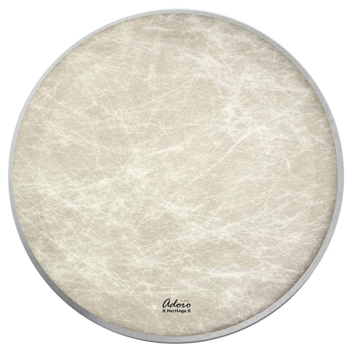 Parche de bombo Adoro Heritage de imitación de piel natural