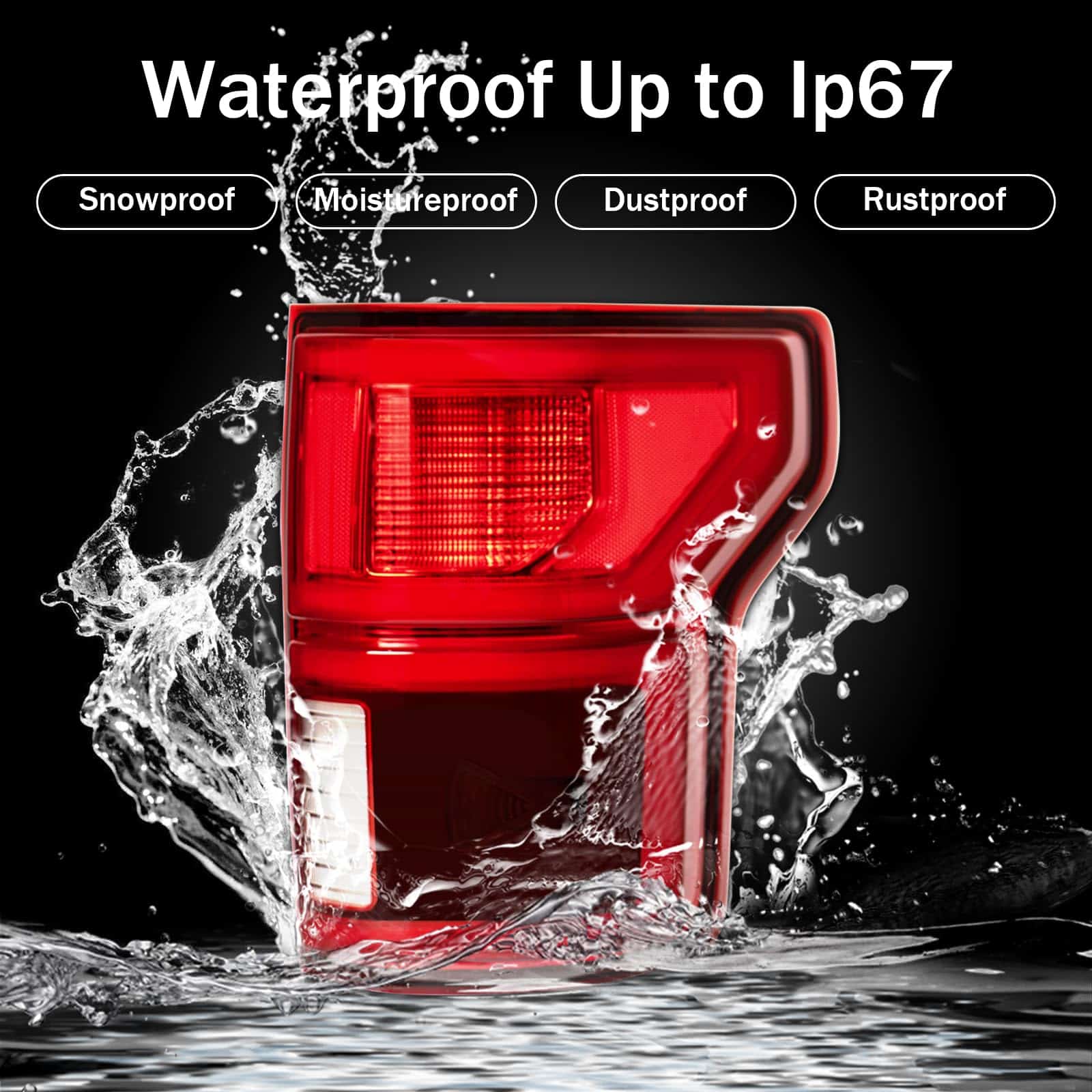 Coruilong 2018-2020 F150 Conjunto de Luces Traseras - Imagen 6