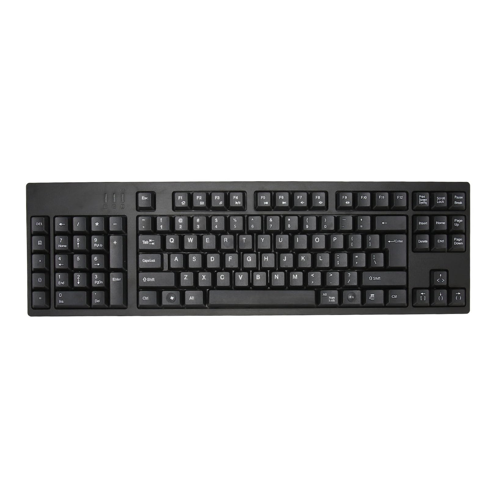 Teclado para Zurdos, Teclado Mecánico de 109 Teclas con