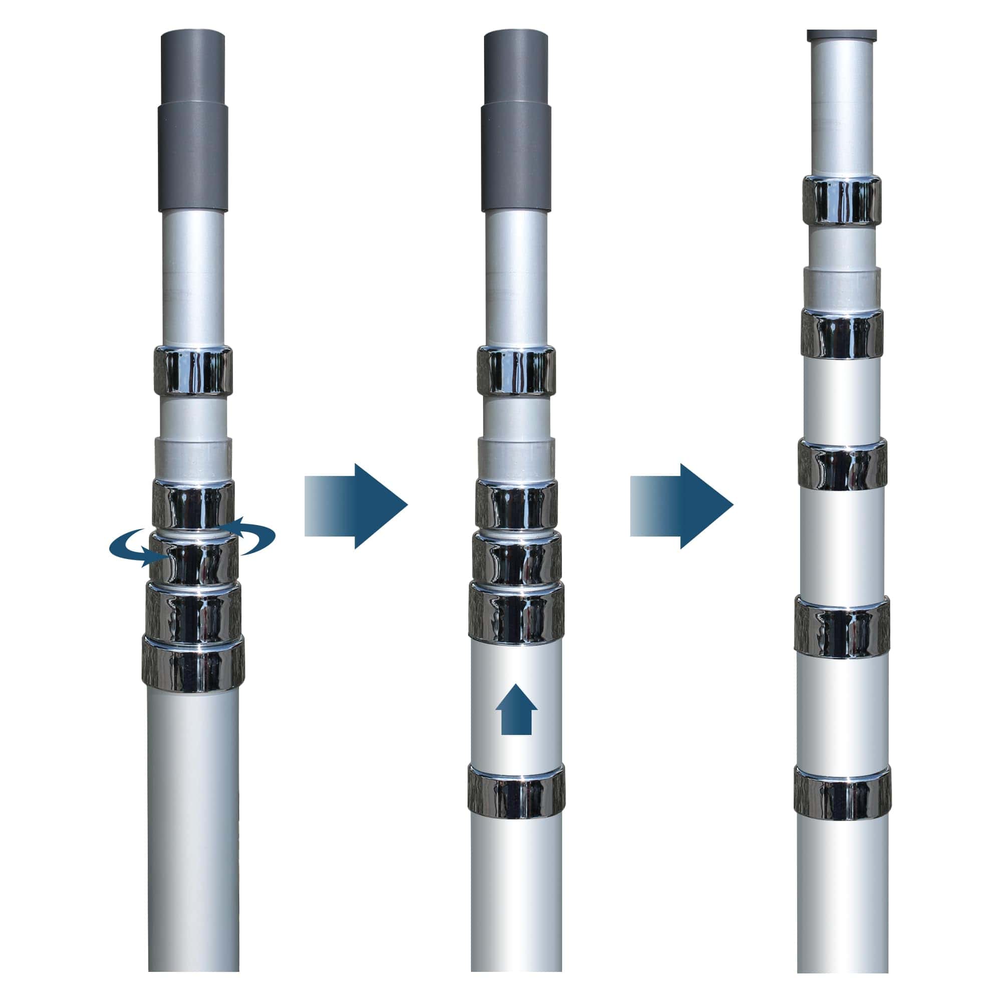 Poste telescópico EEZ RV Products con adaptador Starlink - Imagen 6