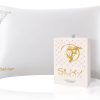 Funda de Almohada de Seda Premium Silky -Blanco