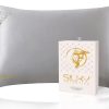 Funda de Almohada de Seda Premium Silky -Plata